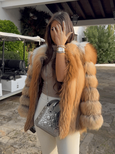 ‘ALASKA’ Red Fox Fur Coat