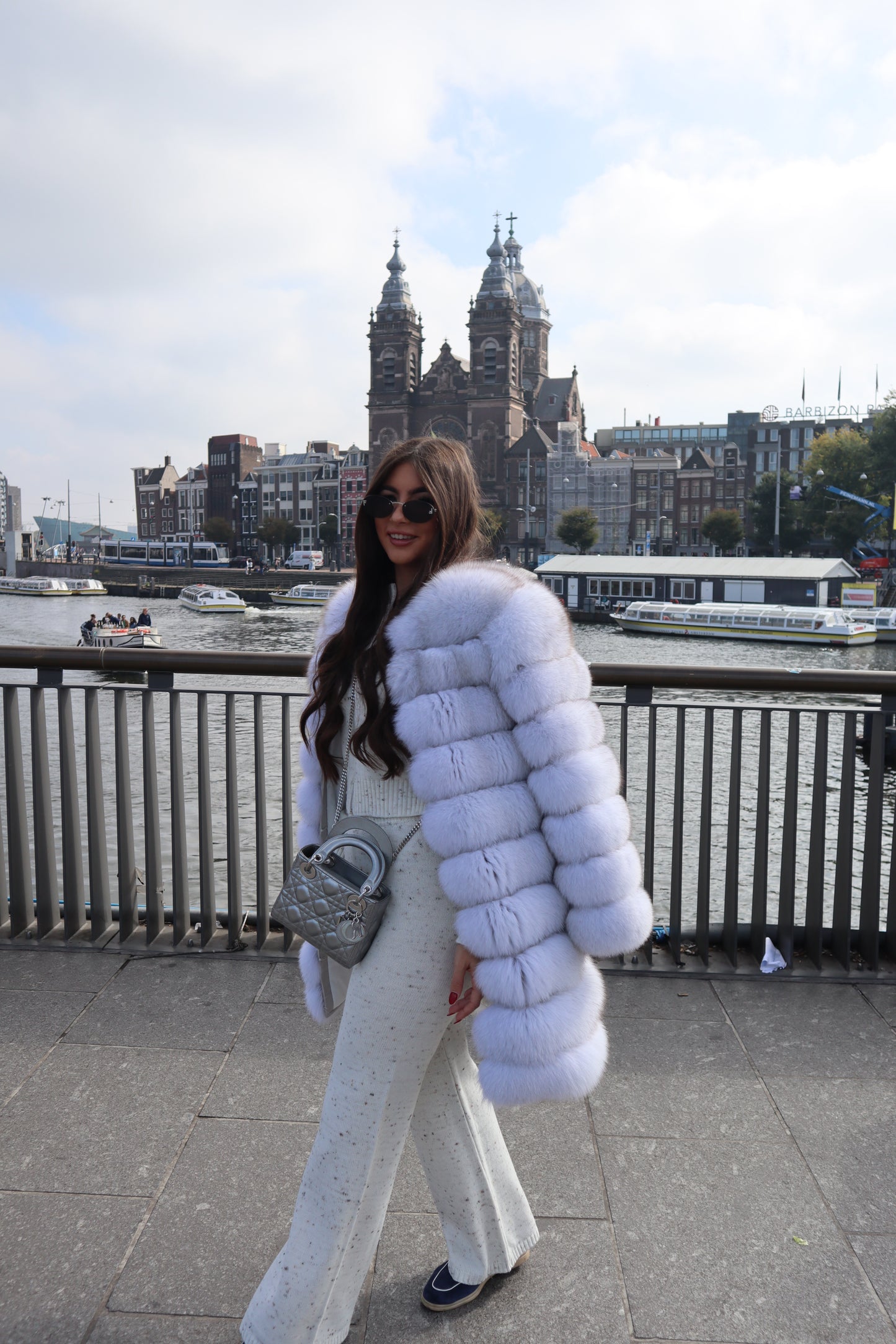 ‘ST MORTIZ’ Fox Fur Coat