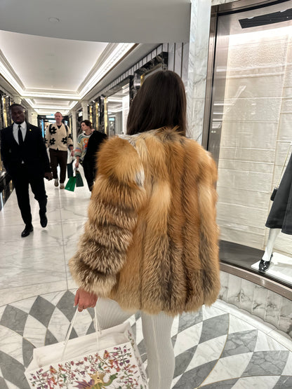 ‘ALASKA’ Red Fox Fur Coat