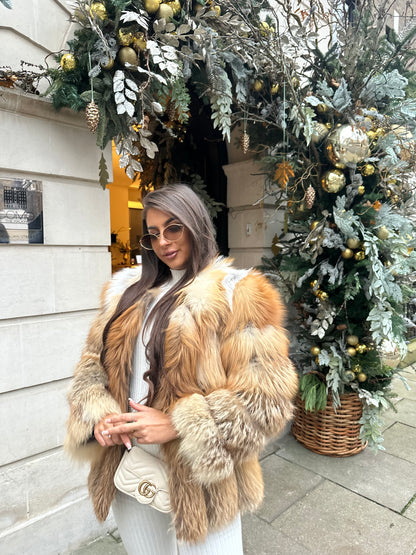‘ALASKA’ Red Fox Fur Coat