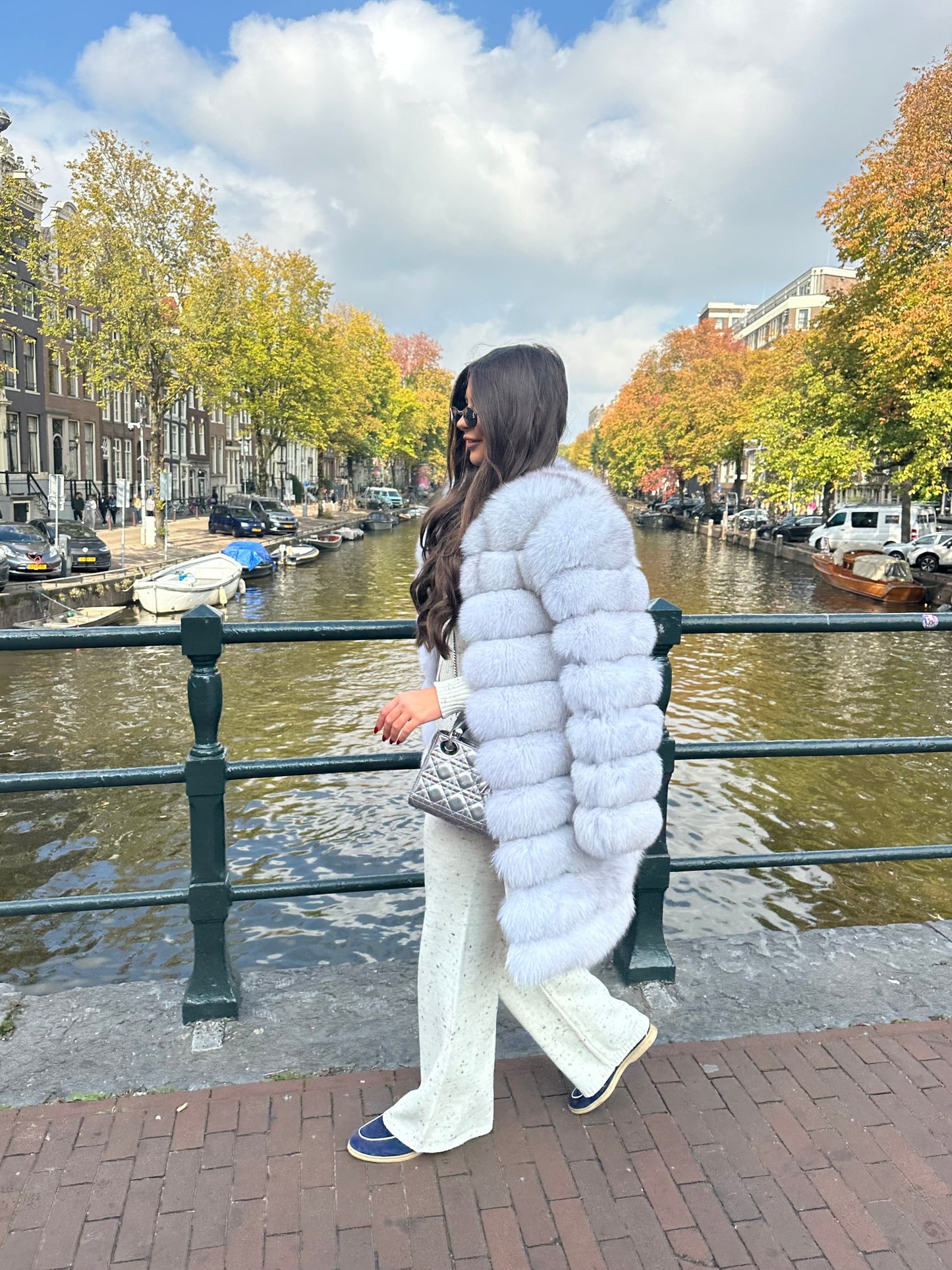 ‘ST MORTIZ’ Fox Fur Coat