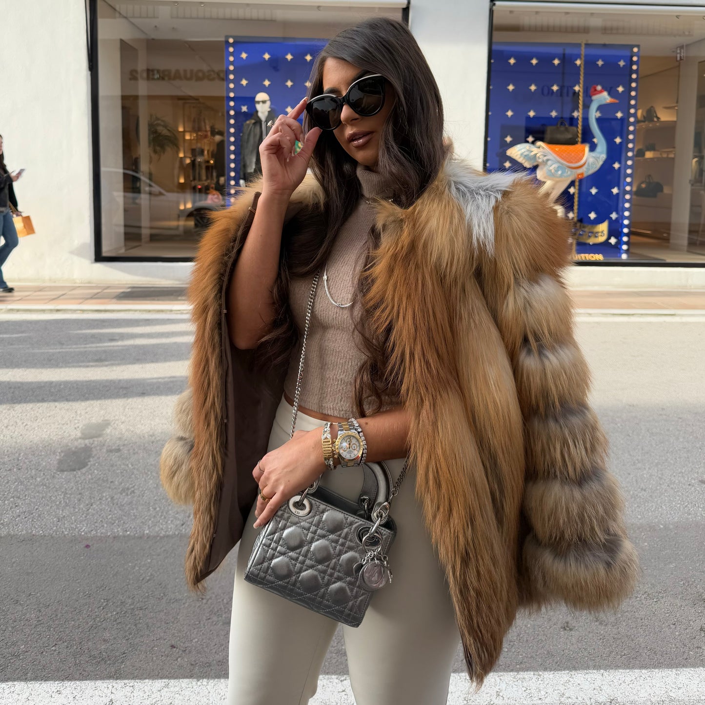 ‘ALASKA’ Red Fox Fur Coat